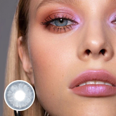 Lentes de contacto de color azul gema